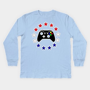 Controller Stars Kids Long Sleeve T-Shirt